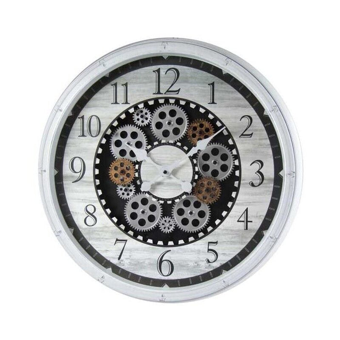 OROLOGIO DA PARETE TONDO CON DESIGN A INGRANAGGIO 50,8X50,8 XM