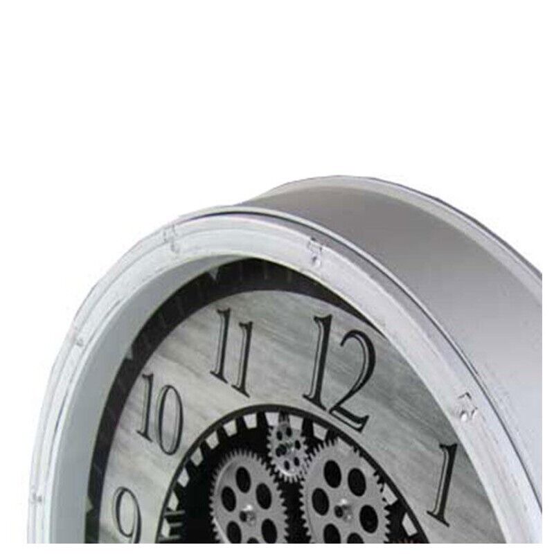 OROLOGIO DA PARETE TONDO CON DESIGN A INGRANAGGIO 50,8X50,8 XM