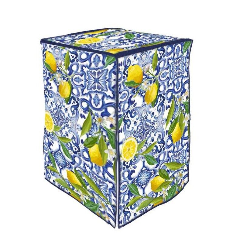 MAURY'S COPRILAVATRICE CON FANTASIA PANAREA 60X60X80 CM IN STILE SICILIANO