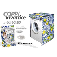 MAURY'S COPRILAVATRICE CON FANTASIA PANAREA 60X60X80 CM IN STILE SICILIANO