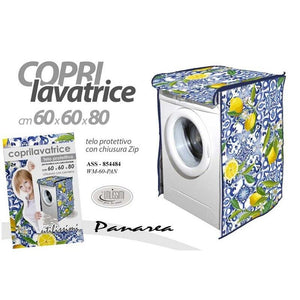 MAURY'S COPRILAVATRICE CON FANTASIA PANAREA 60X60X80 CM IN STILE SICILIANO