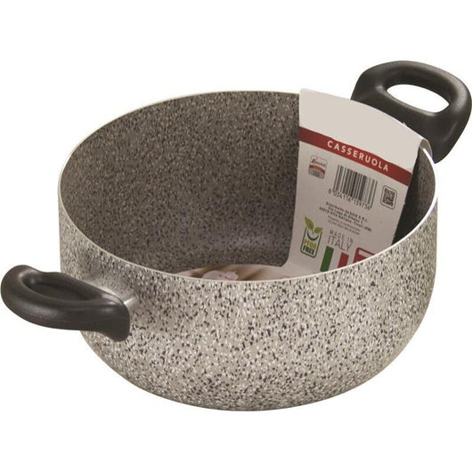 CUOCA STONE CASSERUOLA A 2 MANICI PFOA FREE CON DIAMETRO DA 22 CM