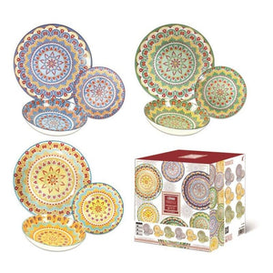 MAURY'S MARRAKECH SERVIZIO DI PIATTI DA 18 PEZZI MULTICOLORE