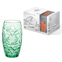 BORMIOLI ROCCO BICCHIERI ORIENTE COOL GREEN IN SET DA 6 PEZZI DA 47 CL