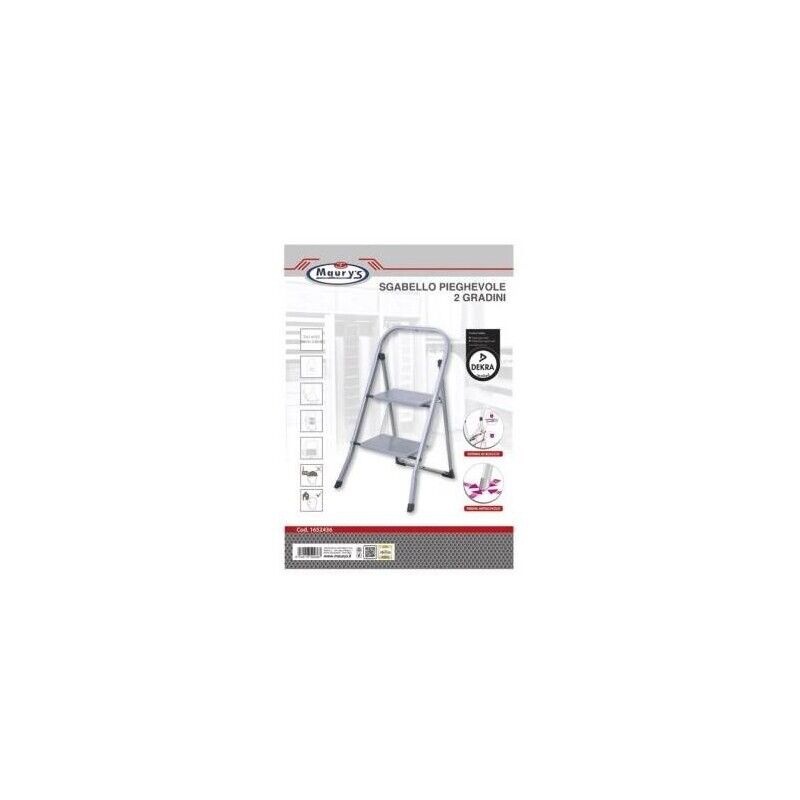 MAURY'S SGABELLO SCALA PIEGHEVOLE A 2 GRADINI