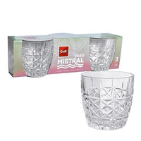 MAURY'S TRIS DI BICCHIERI MISTRAL PER ACQUA DA 33 CL