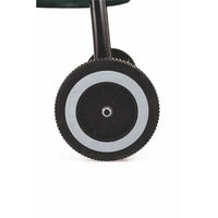 BARBECUE CON RUOTE ROTONDO IN METALLO E ACCIAIO INOX 51X84.5 CM