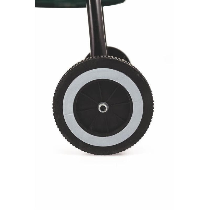 BARBECUE CON RUOTE ROTONDO IN METALLO E ACCIAIO INOX 51X84.5 CM