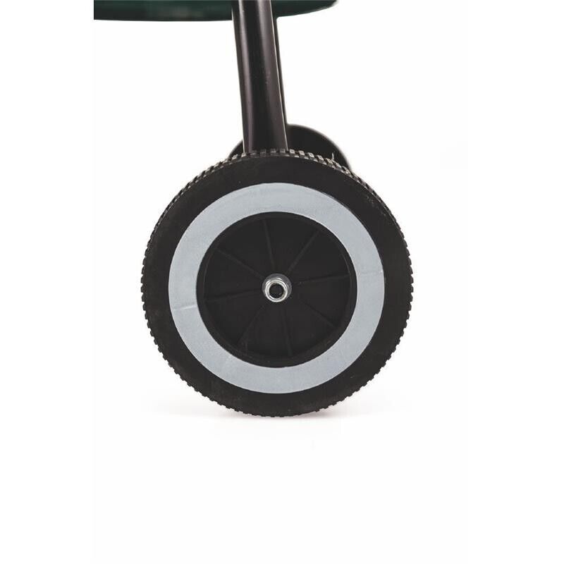 BARBECUE CON RUOTE ROTONDO IN METALLO E ACCIAIO INOX 51X84.5 CM