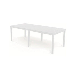 TAVOLO INDO DA ESTERNO 220X90XH72 IN COLORE BIANCO