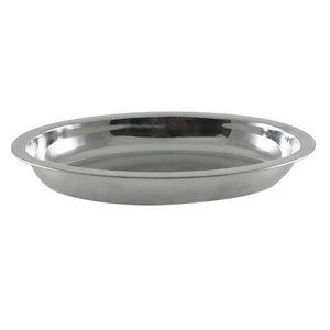 MAURY'S VASCHETTA OVALE REALIZZATA IN ACCIAIO INOX DA 25 CM