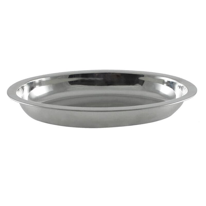MAURY'S VASCHETTA OVALE REALIZZATA IN ACCIAIO INOX DA 25 CM