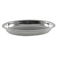 MAURY'S VASCHETTA OVALE REALIZZATA IN ACCIAIO INOX DA 30 CM