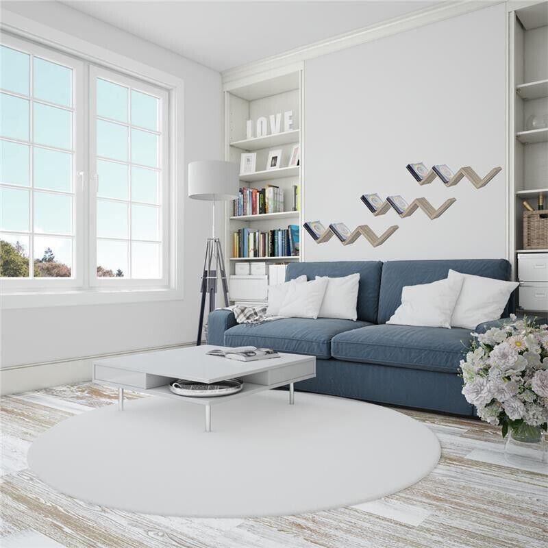 MENSOLA ZIG ZAG DIMENSIONI 59X12X12 CM IN COLORE OLMO