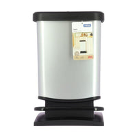 PATTUMIERA PASO CON APERTURA A PEDALE DA 20LT IN ACCIAIO