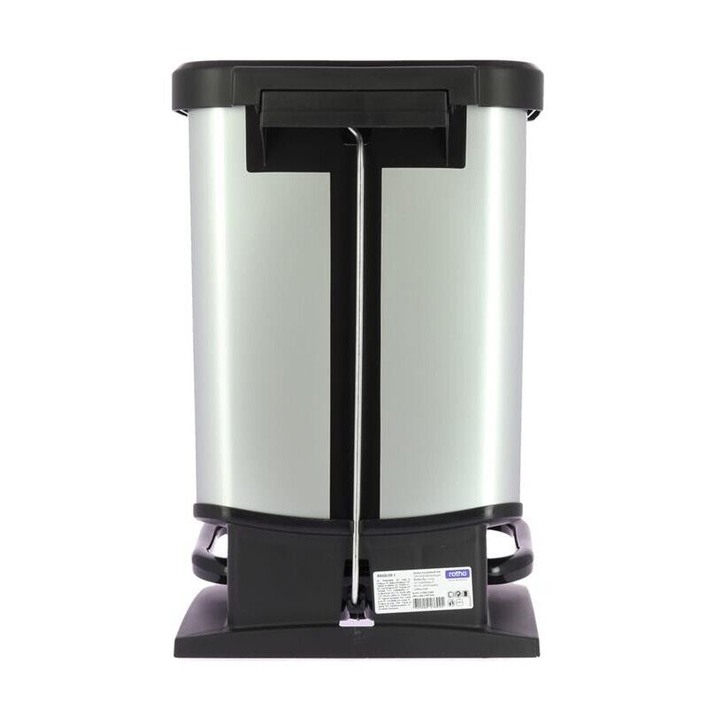 PATTUMIERA PASO CON APERTURA A PEDALE DA 20LT IN ACCIAIO