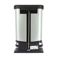 PATTUMIERA PASO CON APERTURA A PEDALE DA 20LT IN ACCIAIO