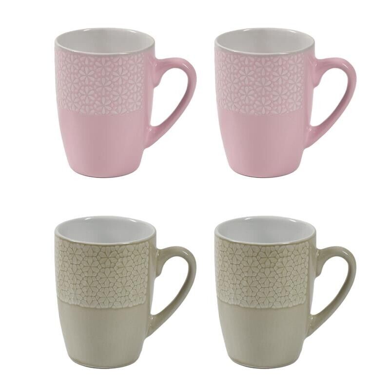 MAURY'S SET 4 TAZZE MUG DA 350CC IN COLORAZIONE ASSORTITO