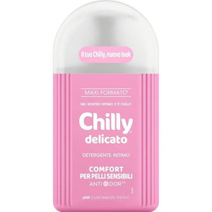 SET 4 CHILLY GEL DETERGENTE INTIMO DA 300ML MAXI NEW DELICATO