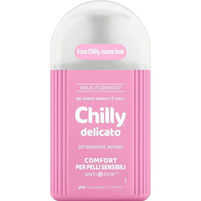 SET 4 CHILLY GEL DETERGENTE INTIMO DA 300ML MAXI NEW DELICATO