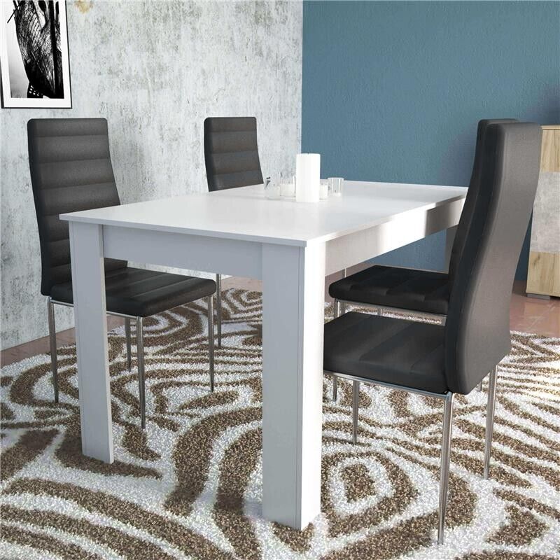 TAVOLO PEPPER BIANCO 138 X 80 X H 74.5 CM