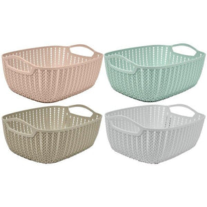 MAURY'S CESTO DA BIANCHERIA WOOLY IN STILE SHABBY 30X22X12 CM ASSORTITO