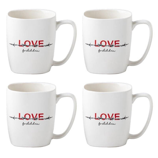 MAURY'S TAZZA KISS CON DECORO ASSORTITO DA 390 CC