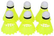Palline da Badminton 6 pezzi - Veer Palline da Badminton - Palline Shuttle in Nylon - Attività Sportiva Indoor/Outdoor - Materiale di Allenamento - Alta Qualità - Palline Shuttle da Badminton