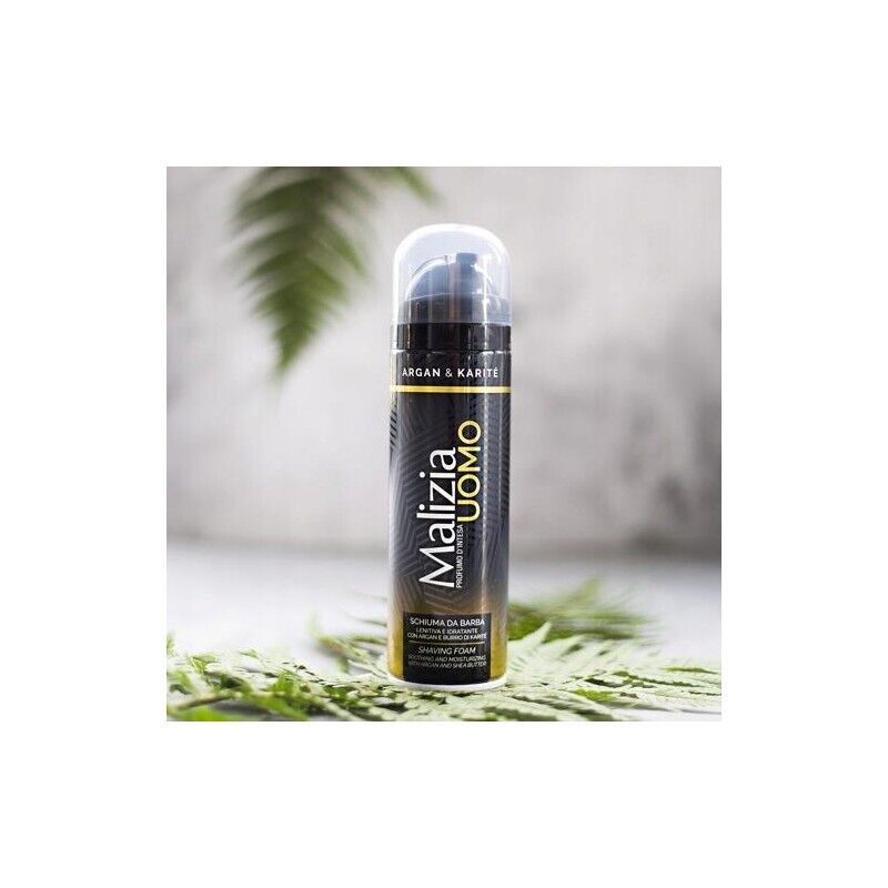 MALIZIA SCHIUMA DA BARBA 300 ML OLIO DI ARGAN & BURRO DI KARITE'