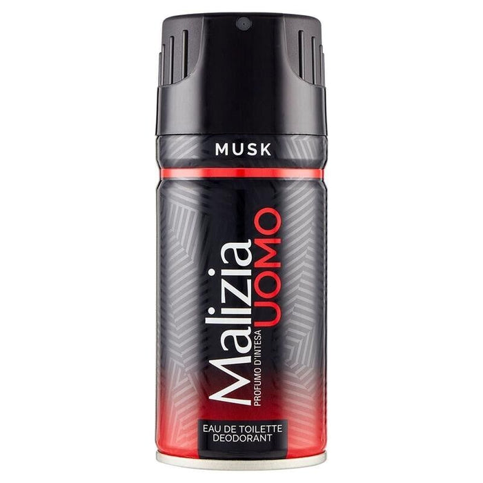 SET 6 MALIZIA DEODORANTE SPRAY UOMO 150 ML MUSK