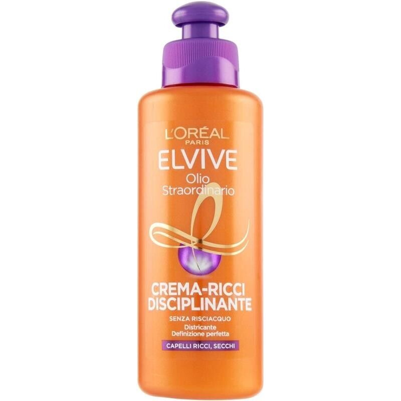 SET 2 L'ORÉAL ELVIVE OLIO DISCIPLINANTE STRAORDINARIO 200ML CREMA RICCI SUBLIMI