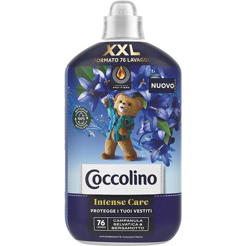 SET 6COCCOLINO AMMORBIDENTE CONCENTRATO DA 1.75LT CAMPULA SELVATICA E BERGAMOTTO