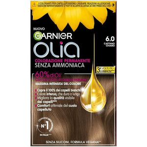 GARNIER OLIA TINTA PERMANENTE SENZA AMMONIACA 6.0 CASTANO CHIARO