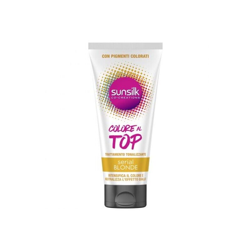 SET 4 SUNSILK TRATTAMENTO TONALIZZANTE COLORE AL TOP 180 ML SERIAL BLONDE