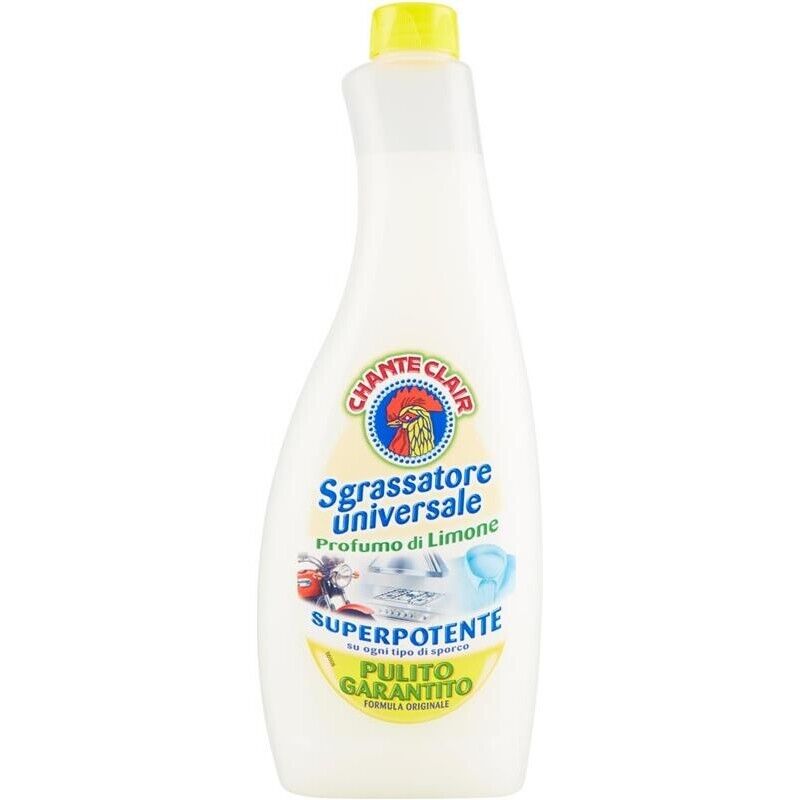 CHANTECLAIR RICARICA SGRASSATORE UNIVERSALE 700 ML DISINFETTANTE AL LIMONE