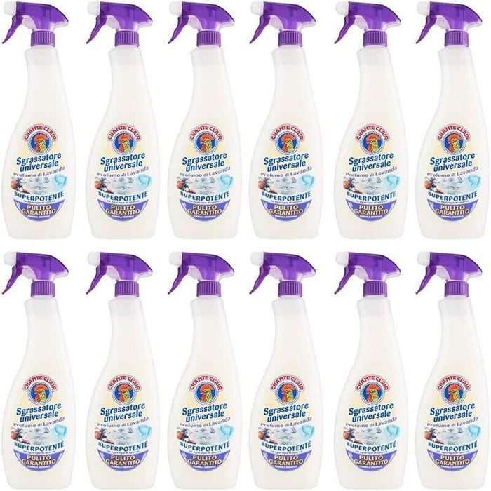 CHANTECLAIR CONFEZIONE 12PZ SGRASSATORE 700ML PULITO GARANTITO FRAGRANZA LAVANDA