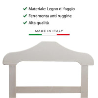 INDOSSATORE APPENDIABITI DA CAMERA PRATIC LEGNO DI FAGGIO BIANCO 44 X 25 X 98 H