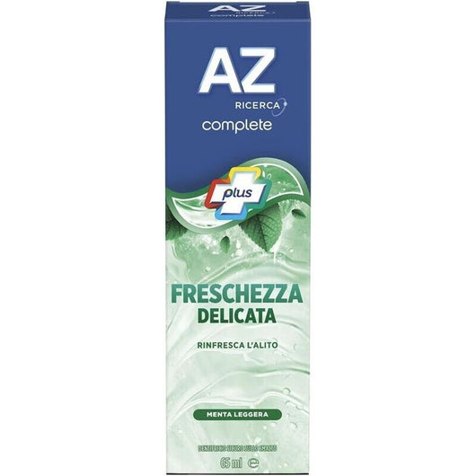 4 AZ COMPLETE DENTIFRICIO IN FORMATO DA 65ML FRESCHEZZA DELICATAMENTA LEGGERA