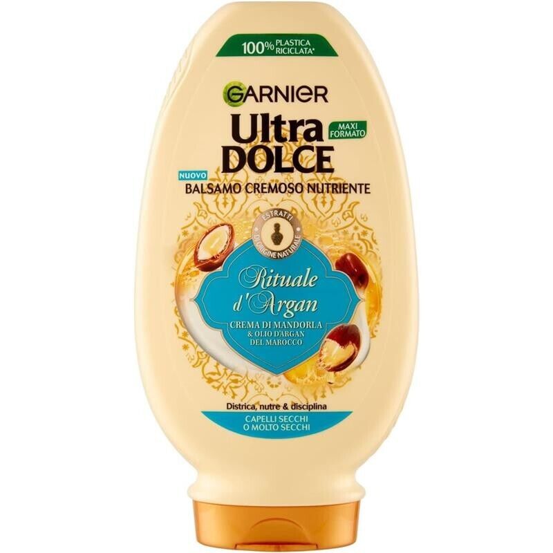 GARNIER ULTRA DOLCE BALSAMO PER CAPELLI RITUALE D'ARGAN DA 250 ML NUTRIENTE