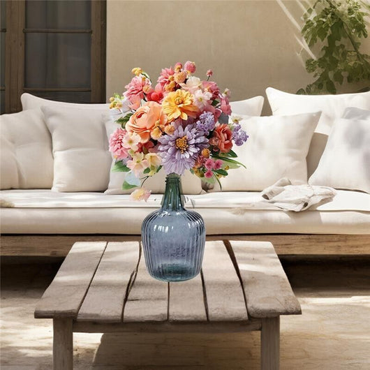 BOTTIGLIA DECORATIVA IN VETRO DA 8 LT IN COLORE NERO