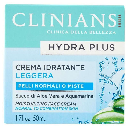 CLINIANS CREMA IDRATANTE LEGGERO VISO 50 ML HIDRA PLUS