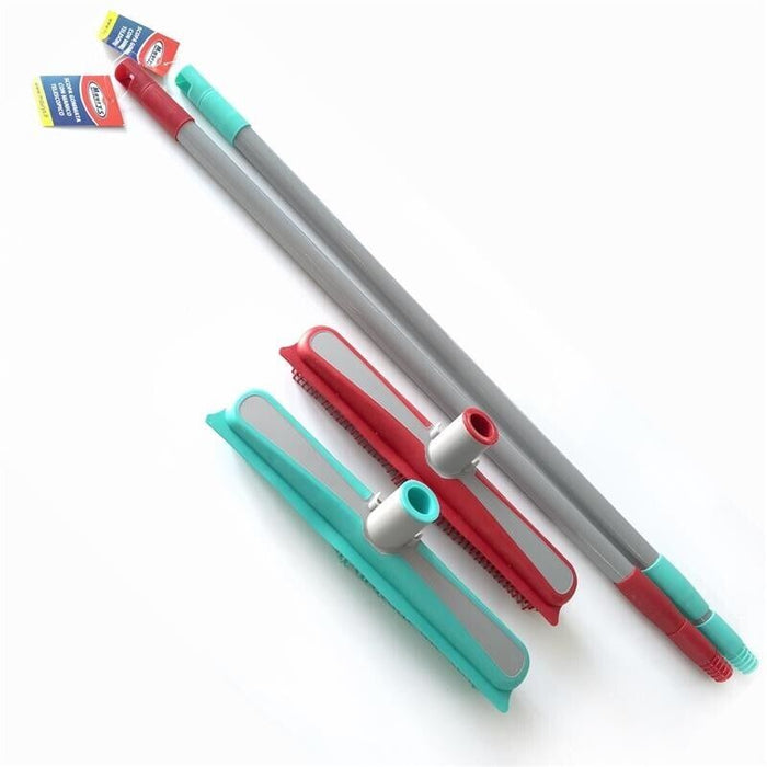 MAURY'S SCOPA GOMMATA CON MANICO TELESCOPICO IN COLORAZIONE ASSORTITA