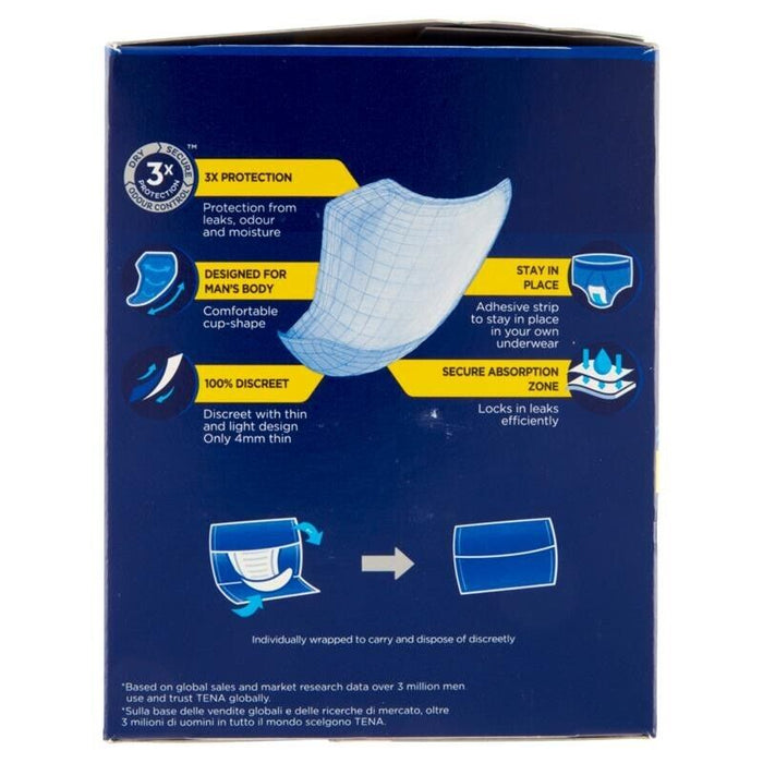 ASSORBENTI TENA MEN ACTIVE FIT LEVEL 2 SET 6 CONFEZIONI DA 10 PEZZI