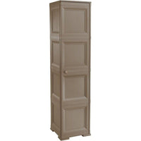 ARMADIO OMNIMOD MOBILE CONTENITORE 40X47X164 CM ANTE LISCE COLORE WENGE