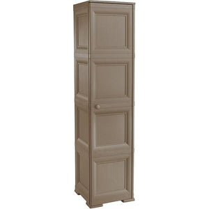 ARMADIO OMNIMOD MOBILE CONTENITORE 40X47X164 CM ANTE LISCE COLORE WENGE