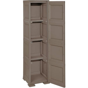 ARMADIO OMNIMOD MOBILE CONTENITORE 40X47X164 CM ANTE LISCE COLORE WENGE