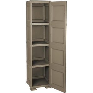 ARMADIO OMNIMODUS 4 SCOMPARTI 40X47X164 CM ANTE LISCE STRET TALPA