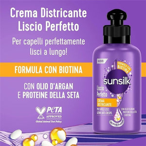 SUNSILK  CREMA CAPELLI 200 ML LISCIO PERFETTO ANTICRESPO CON BIOTINA OKY