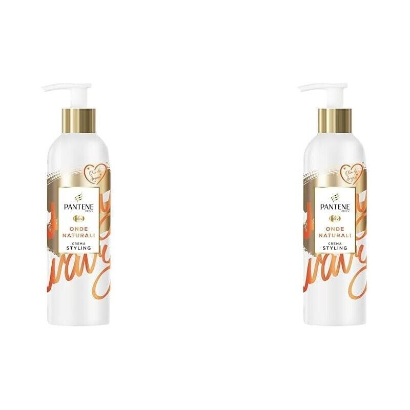 PANTENE SET 2 PZ PRO-V CREMA STYLING ONDE NATURALI 235 ML TERMOPROTETTORE ALL' ARGAN