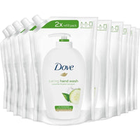 DOVE RICARICA SET 10 PZ SAPONE LIQUIDO MANI RICARICA GO FRESH COCUMBER & GREEN TEA 500ML